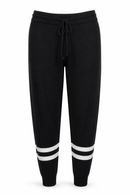 Womens UK Size 24 in Preworn Regular Fit Sweatpants Black Trousers