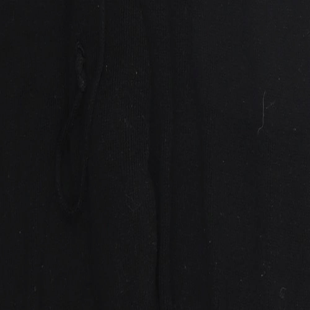Womens UK Size 24 in Preworn Regular Fit Sweatpants Black Trousers