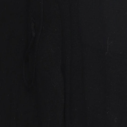 Womens UK Size 24 in Preworn Regular Fit Sweatpants Black Trousers