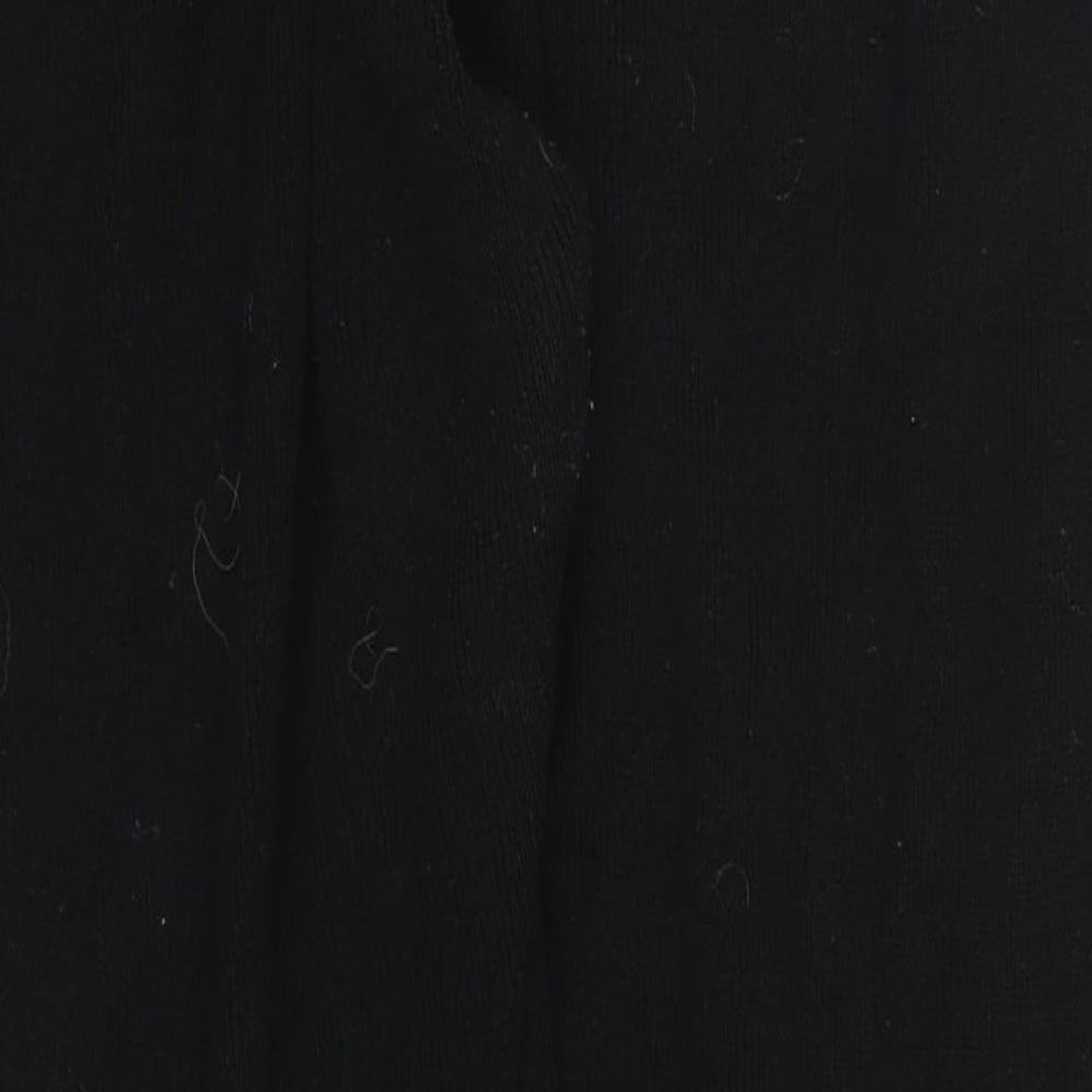 Womens UK Size 24 in Preworn Regular Fit Sweatpants Black Trousers