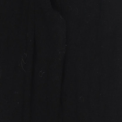 Womens UK Size 24 in Preworn Regular Fit Sweatpants Black Trousers