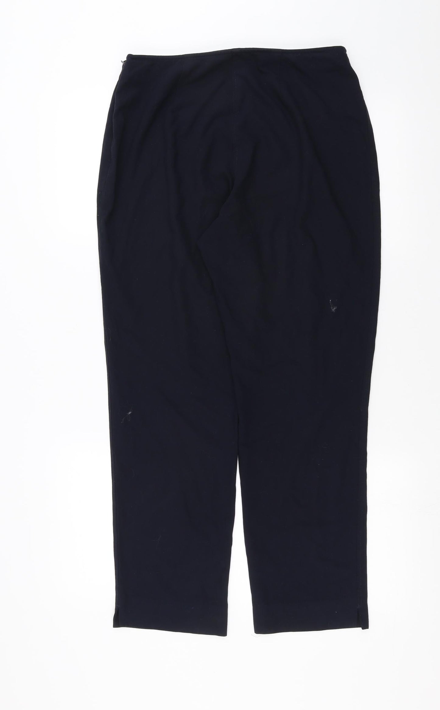 Womens UK Size 14 Marks and Spencer Regular Fit  Blue Trousers