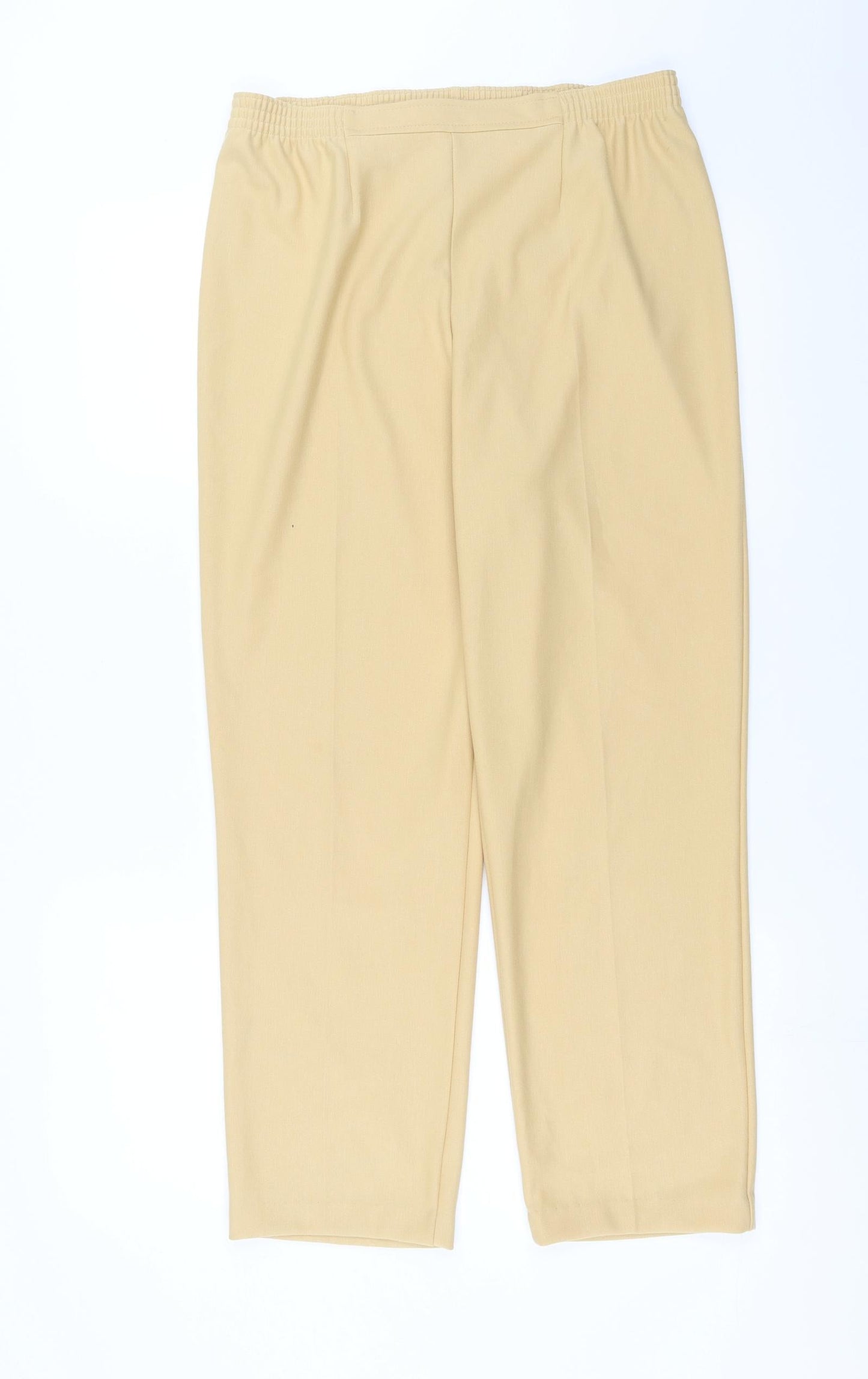 Womens UK Size 30 in Preworn Regular Fit  Yellow Trousers