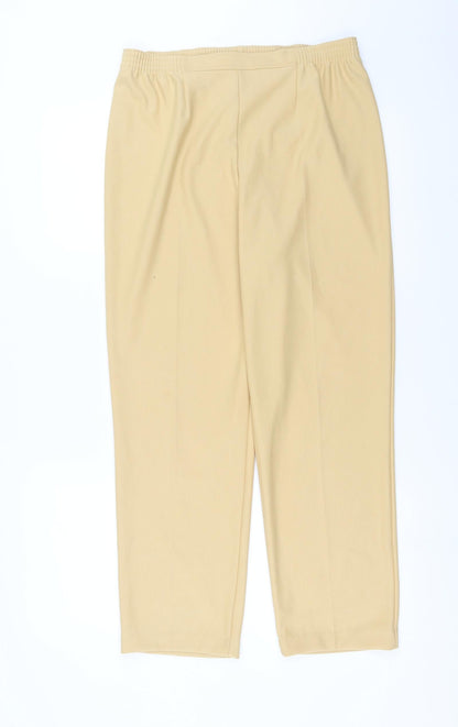 Womens UK Size 30 in Preworn Regular Fit  Yellow Trousers