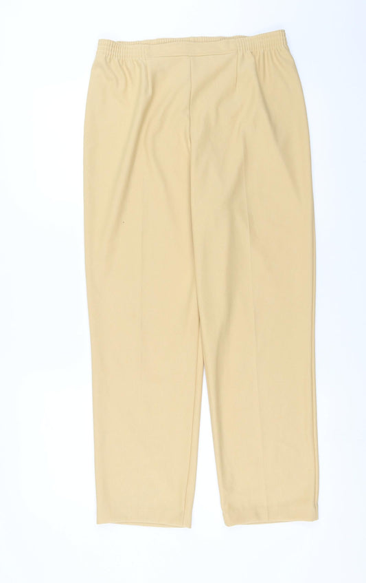Womens UK Size 30 in Preworn Regular Fit  Yellow Trousers