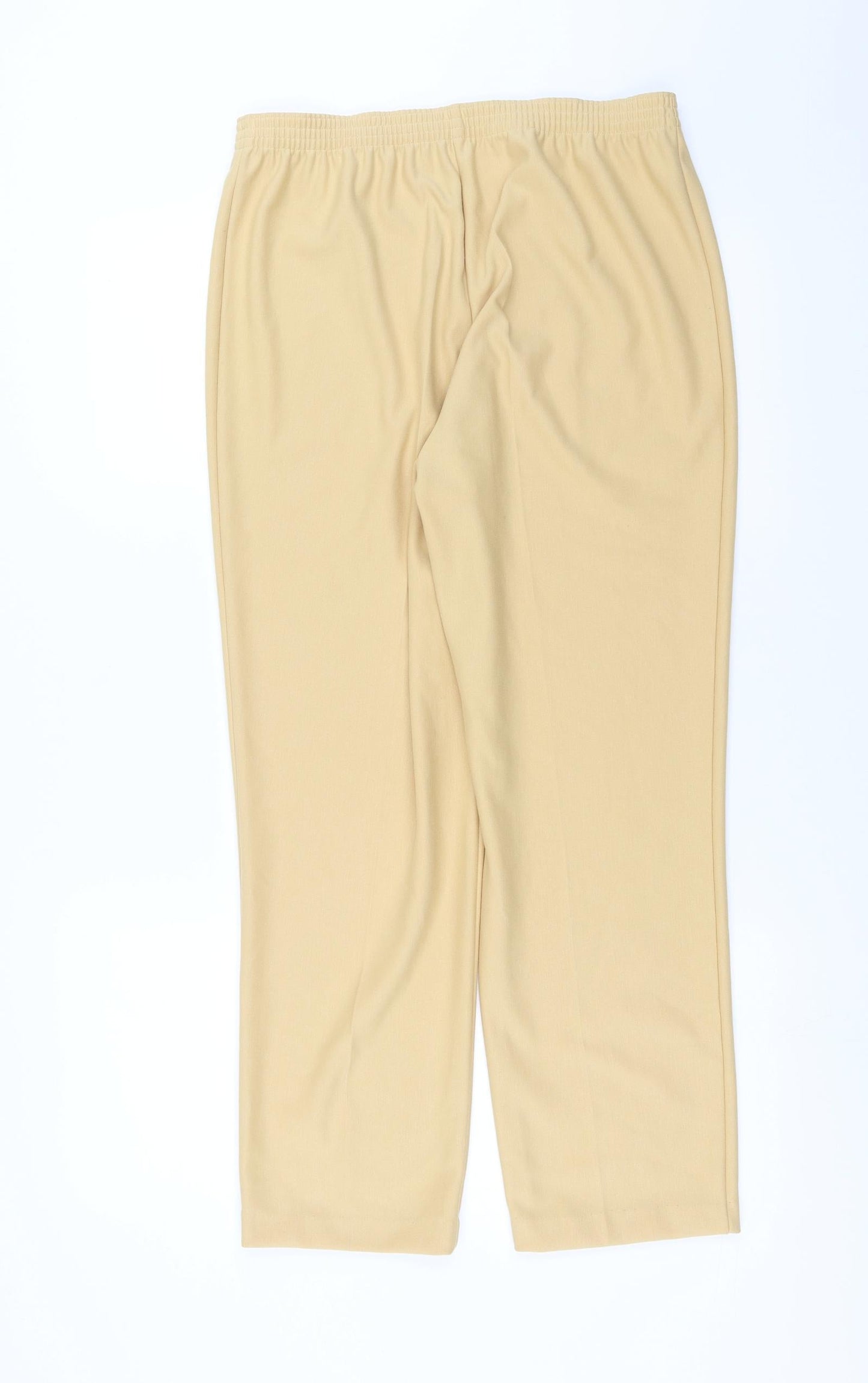 Womens UK Size 30 in Preworn Regular Fit  Yellow Trousers