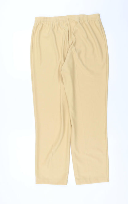 Womens UK Size 30 in Preworn Regular Fit  Yellow Trousers