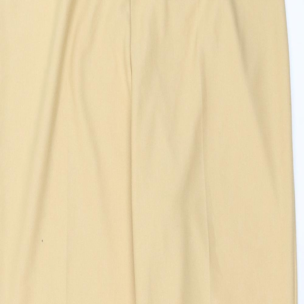 Womens UK Size 30 in Preworn Regular Fit  Yellow Trousers