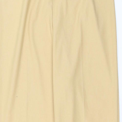 Womens UK Size 30 in Preworn Regular Fit  Yellow Trousers