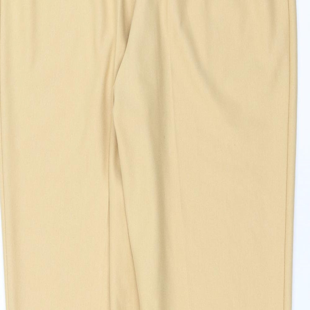 Womens UK Size 30 in Preworn Regular Fit  Yellow Trousers