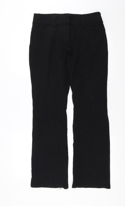 Womens UK Size 12 NEXT Regular Fit  Black Trousers
