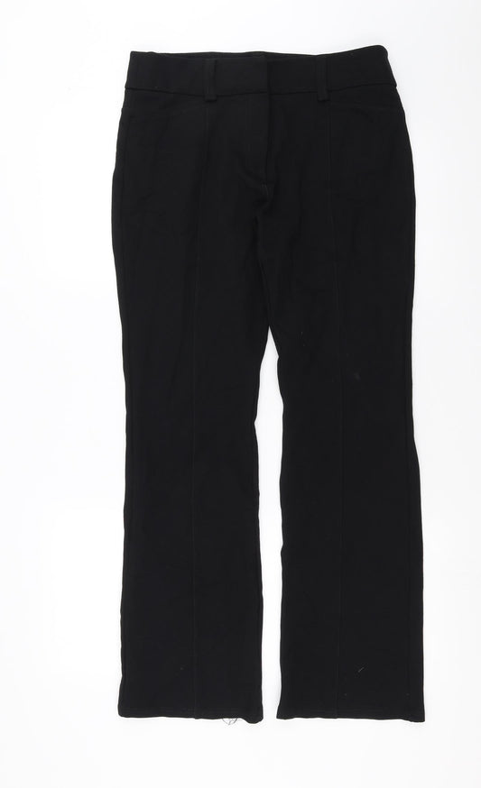 Womens UK Size 12 NEXT Regular Fit  Black Trousers