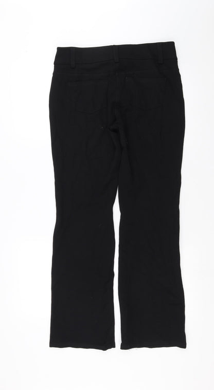 Womens UK Size 12 NEXT Regular Fit  Black Trousers