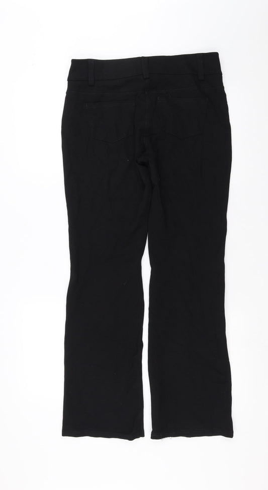 Womens UK Size 12 NEXT Regular Fit  Black Trousers