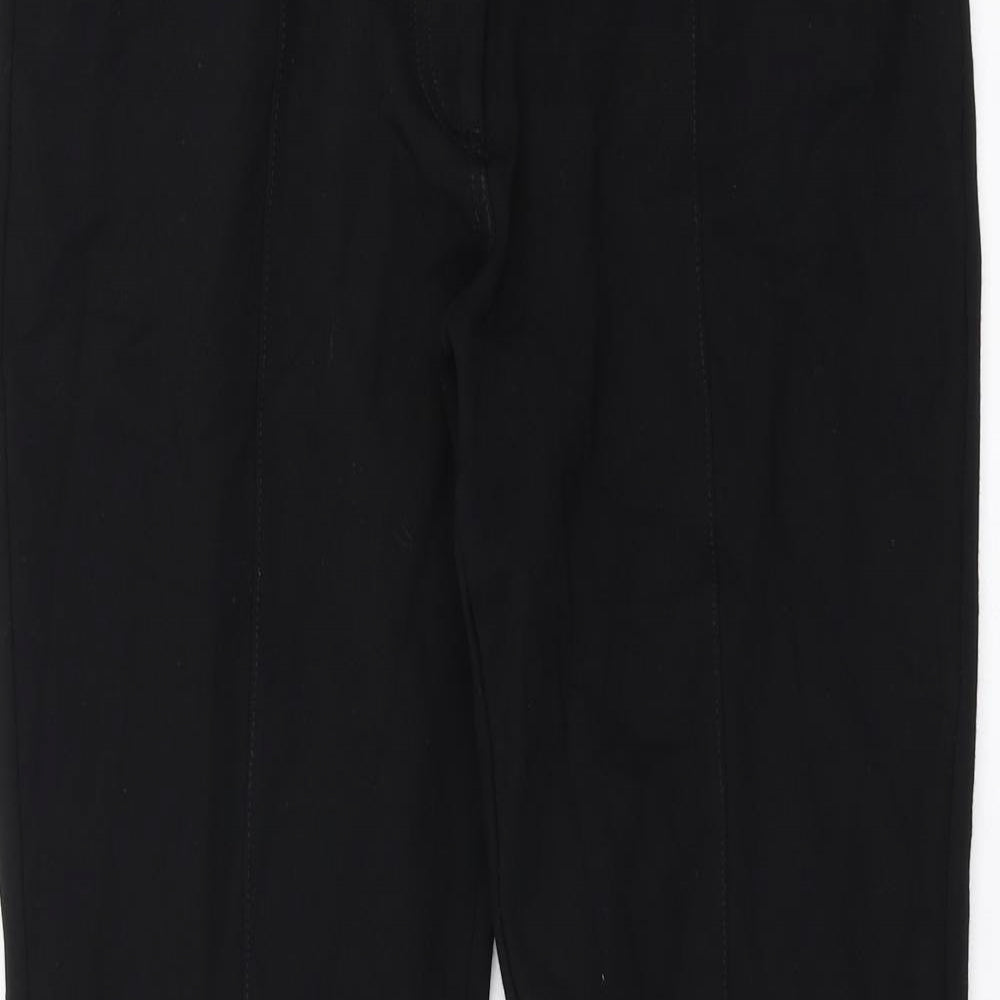 Womens UK Size 12 NEXT Regular Fit  Black Trousers