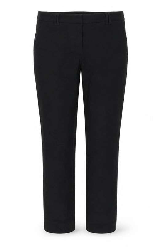 Womens UK Size 10 Sainsburys Regular Fit  Black Trousers