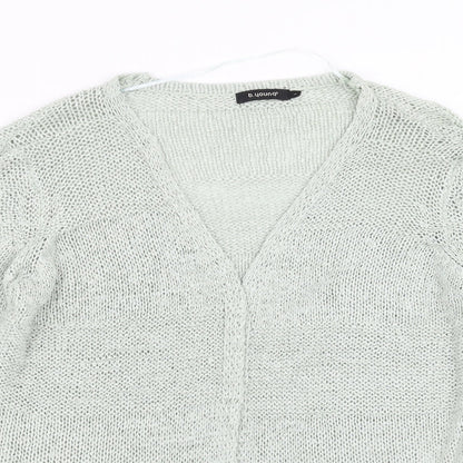 b.young Womens Green   Cardigan Jumper Size L