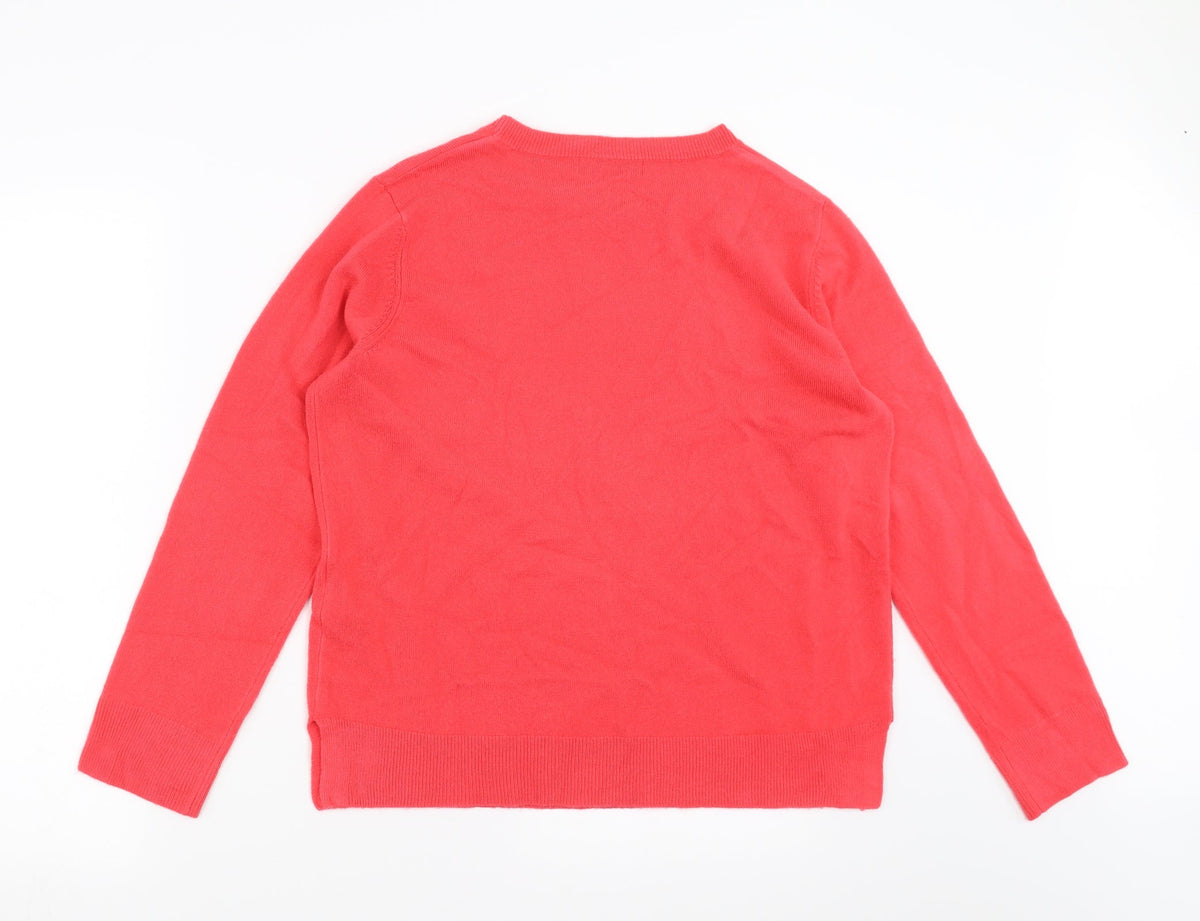 Marks & Spencer Womens Pink   Pullover Jumper Size 16