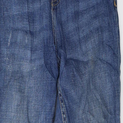 Topshop Womens Blue  Denim Skinny Jeans Size 25 in L27 in