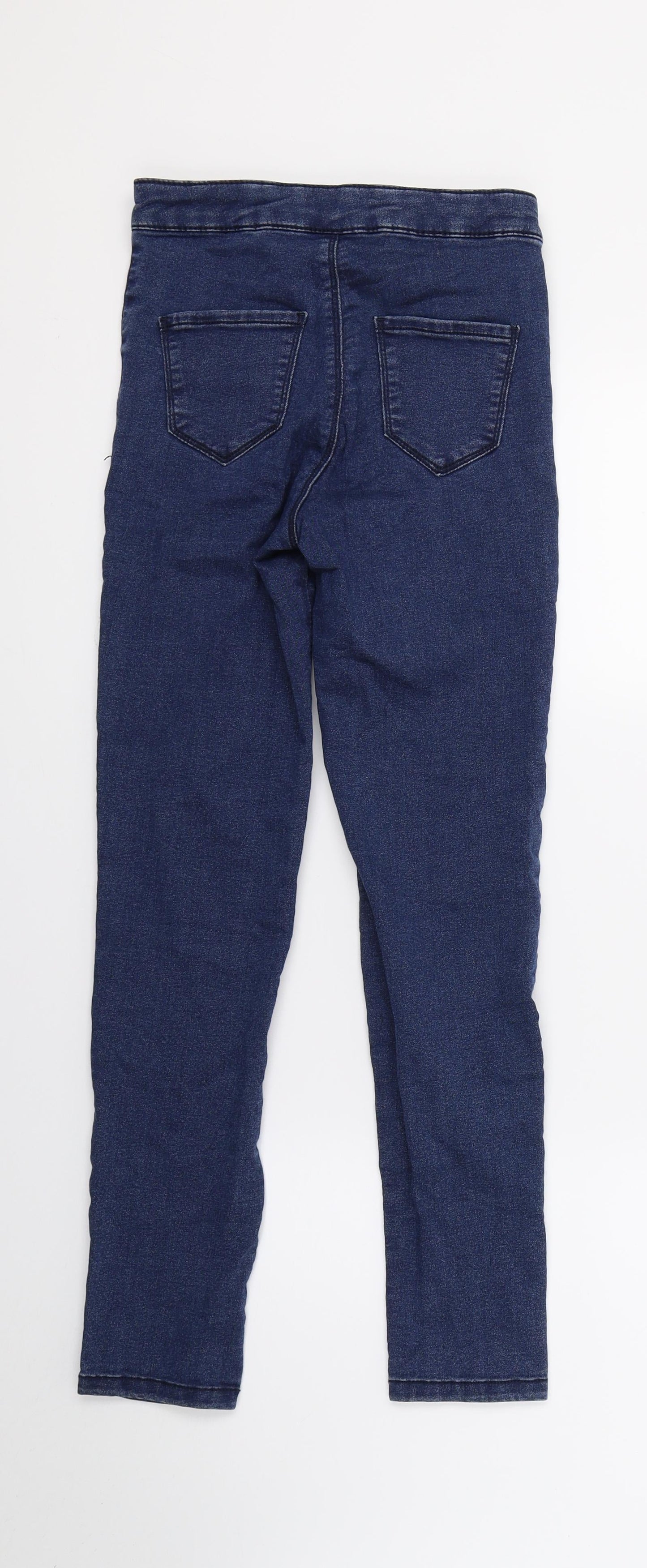 Miss Selfridge Womens Blue  Denim Skinny Jeans Size 4 L24 in