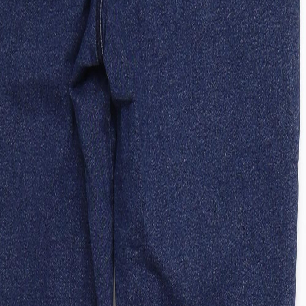 Miss Selfridge Womens Blue  Denim Skinny Jeans Size 4 L24 in