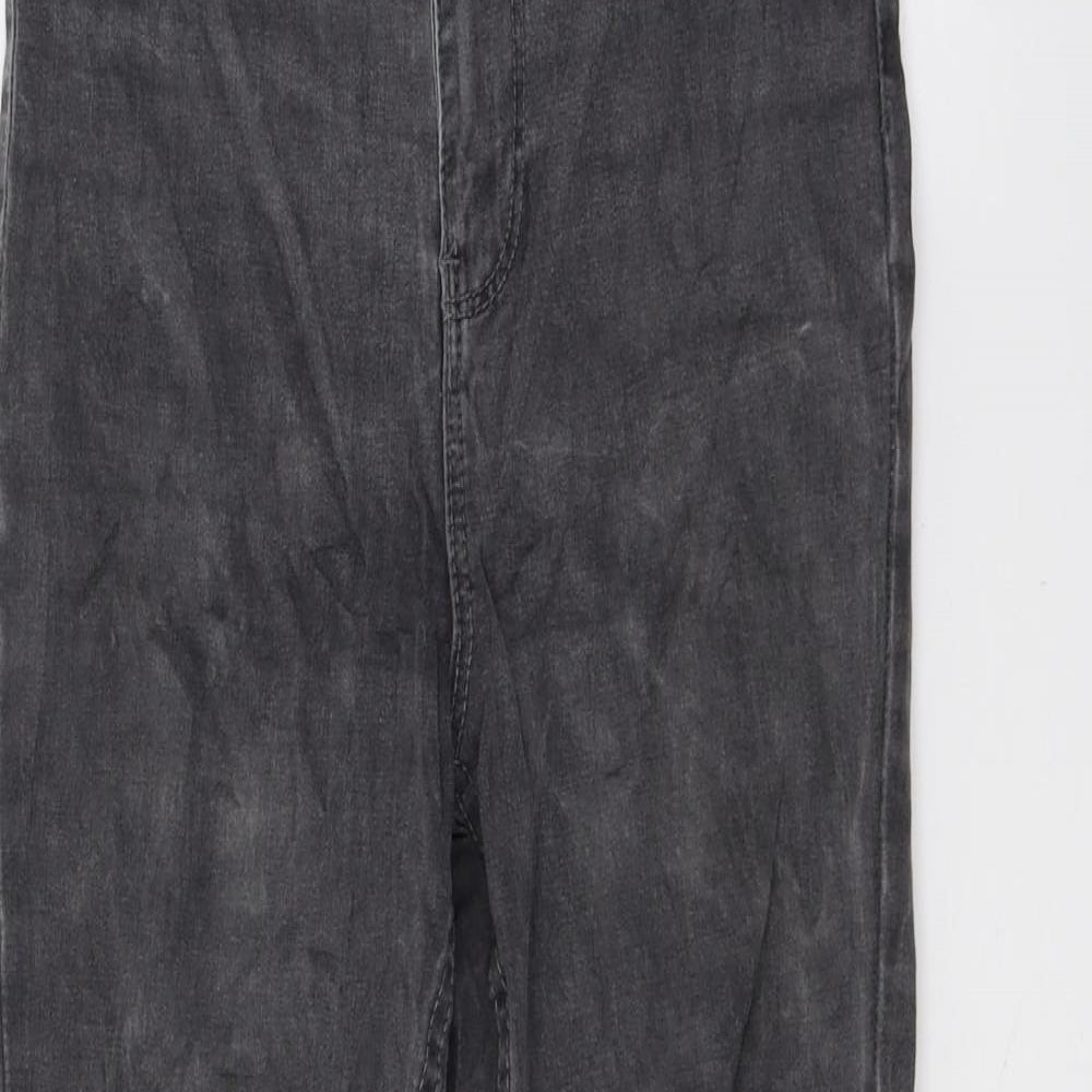 New Look Womens Grey  Denim Skinny Jeans Size 8 L27 in