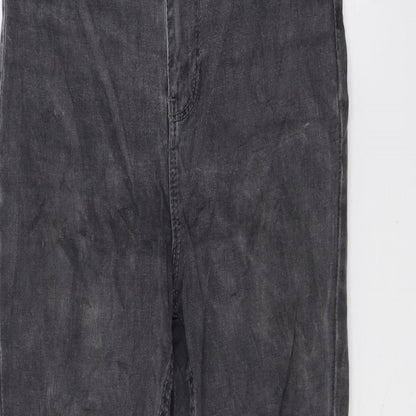 New Look Womens Grey  Denim Skinny Jeans Size 8 L27 in