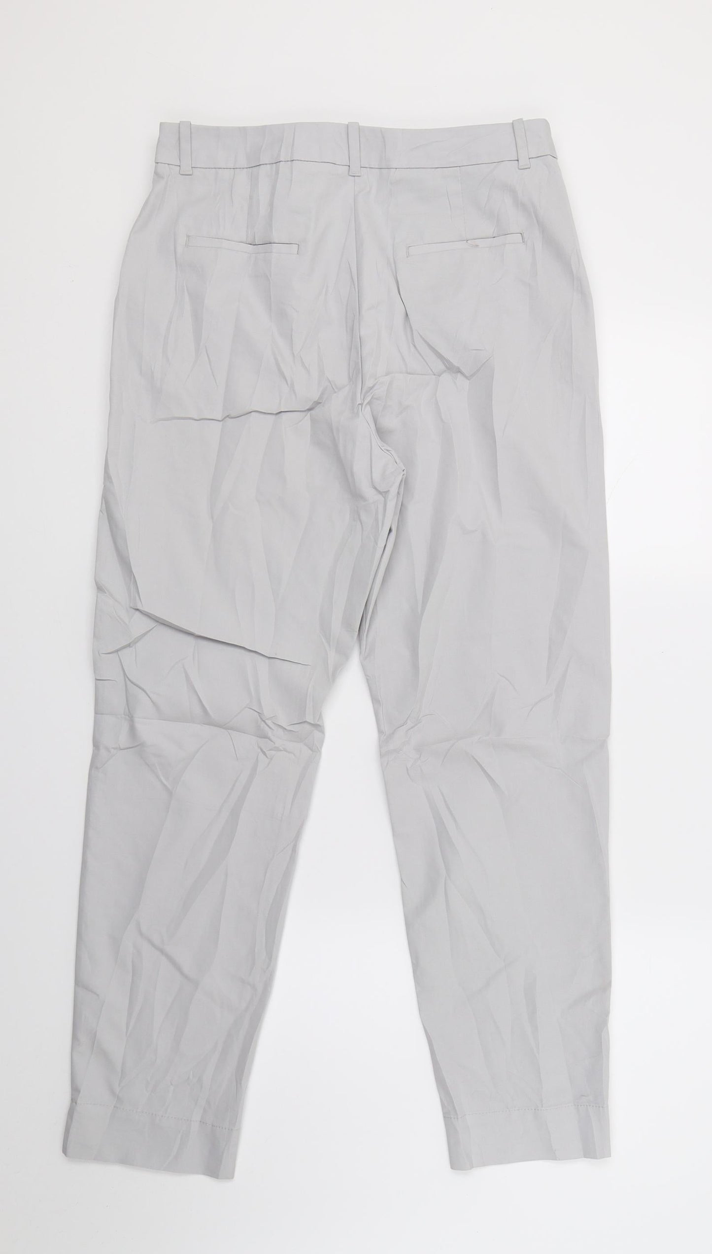 Womens UK Size 10 Marks and Spencer Regular Fit  Grey Trousers