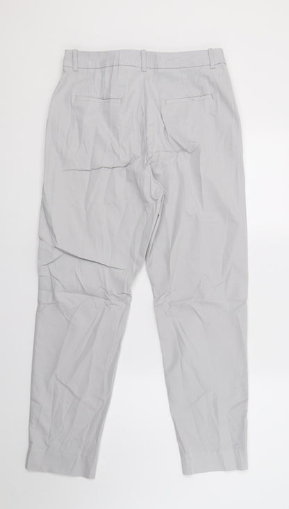 Womens UK Size 10 Marks and Spencer Regular Fit  Grey Trousers