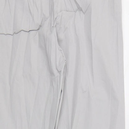 Womens UK Size 10 Marks and Spencer Regular Fit  Grey Trousers