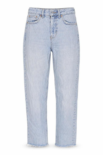 Topshop Womens Blue  Denim Cropped Jeans Size 27 in L22 in