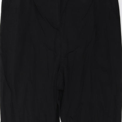 Womens UK Size 16 Papaya Regular Fit  Black Trousers