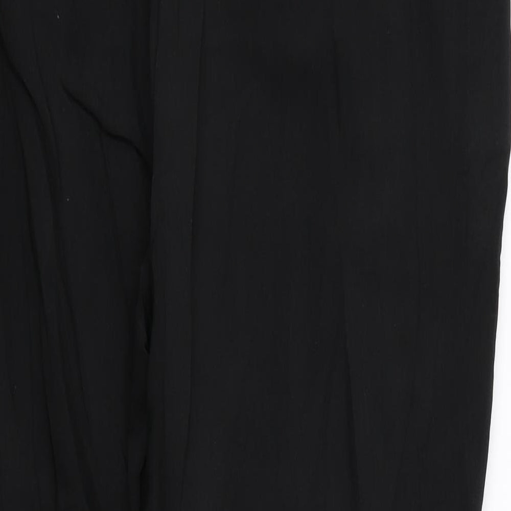 Womens UK Size 16 Papaya Regular Fit  Black Trousers
