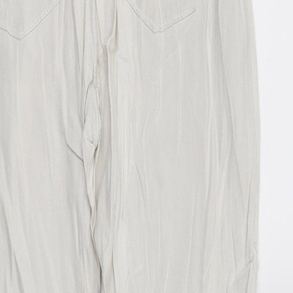 Womens UK Size 28 in Top shop Regular Fit Cropped White Jeans