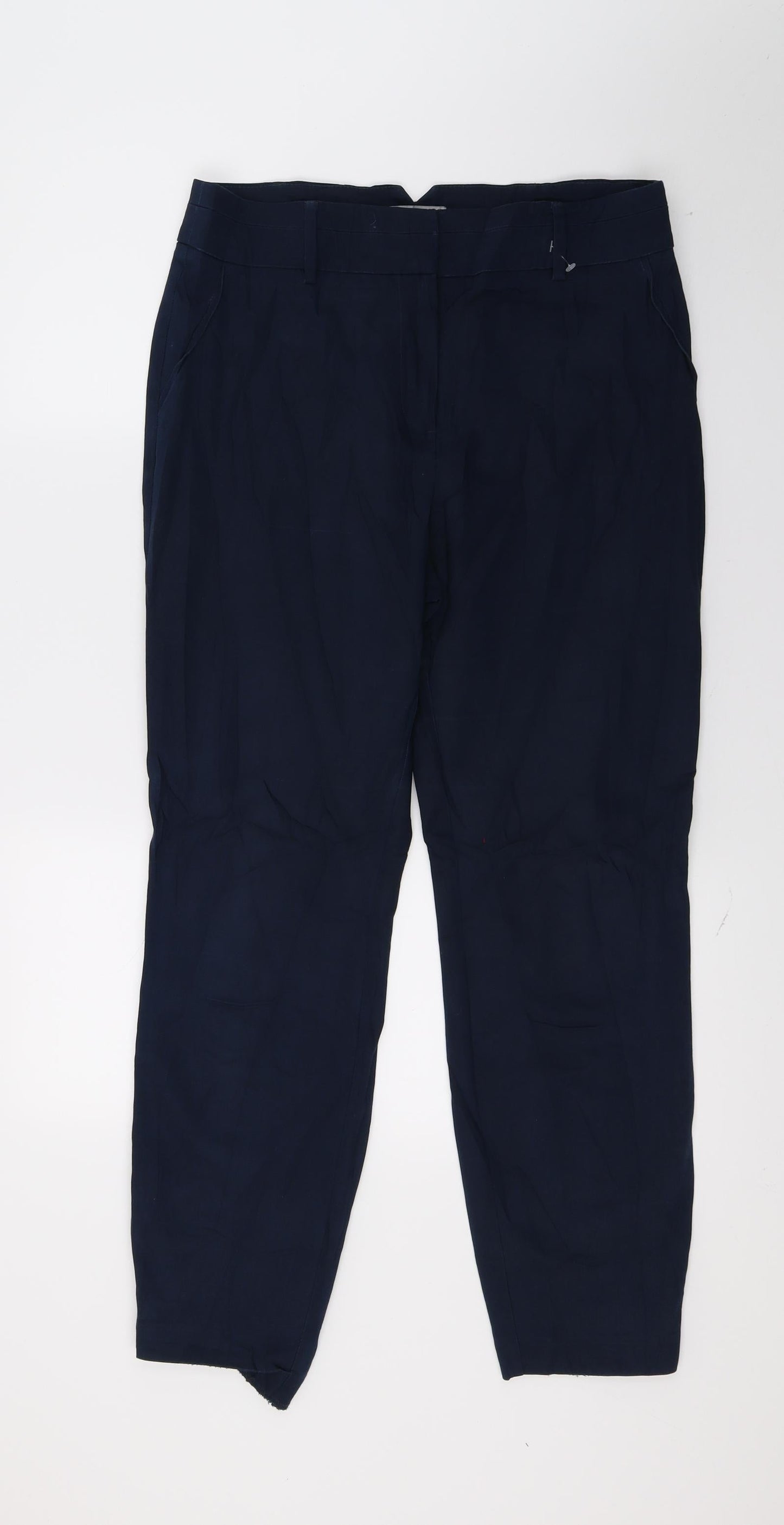 Womens UK Size 12 Papaya Regular Fit  Blue Trousers