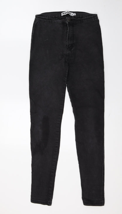 Womens UK Size 8 The rockin rev Regular Fit Skinny Black Jeans