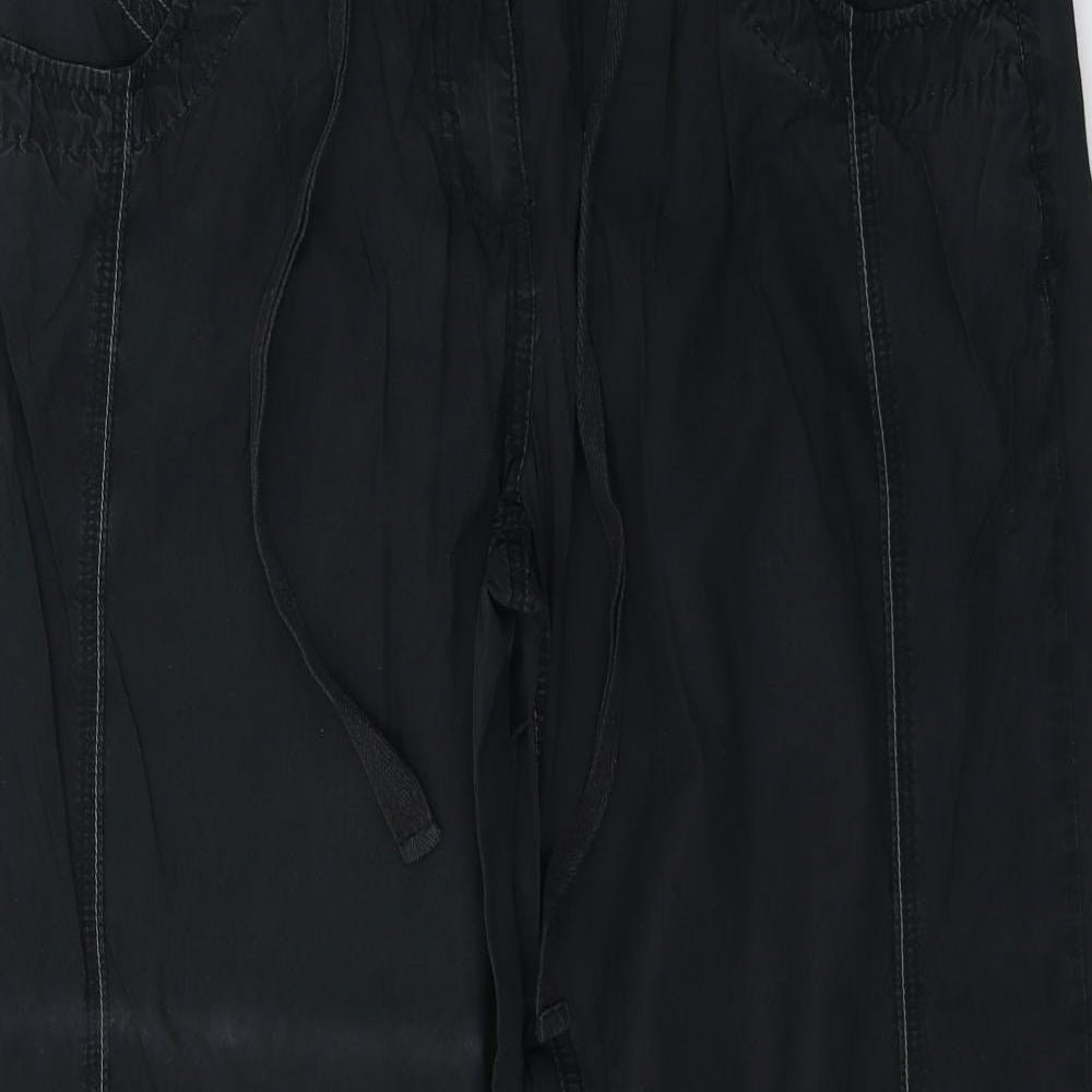 Womens UK Size 14 Dorothy Perkins Regular Fit  Black Trousers