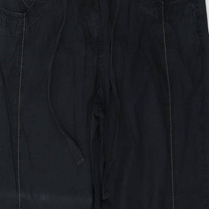 Womens UK Size 14 Dorothy Perkins Regular Fit  Black Trousers