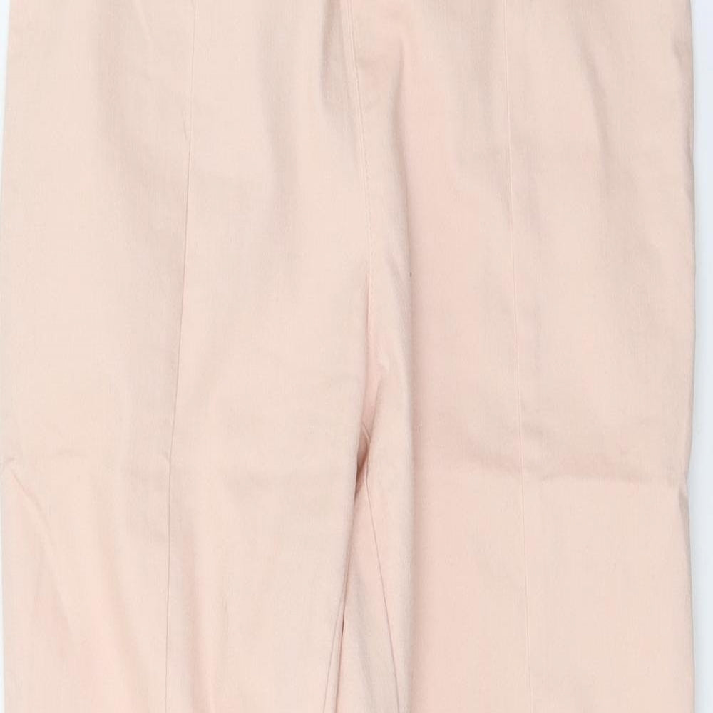 Womens UK Size 12 H&M Regular Fit Jegging Pink Trousers