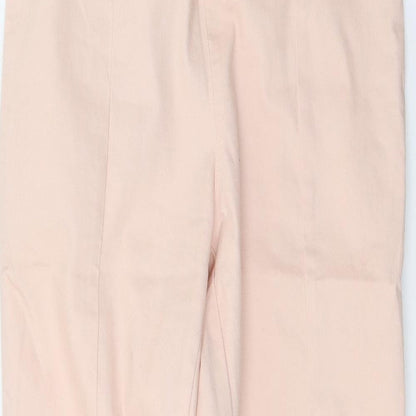 Womens UK Size 12 H&M Regular Fit Jegging Pink Trousers