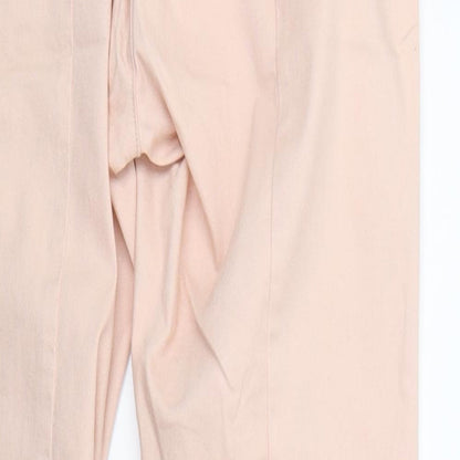 Womens UK Size 12 H&M Regular Fit Jegging Pink Trousers