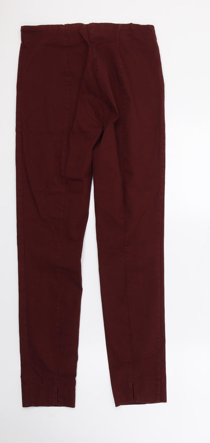 Womens UK Size 12 H&M Regular Fit Jegging Red Jeans