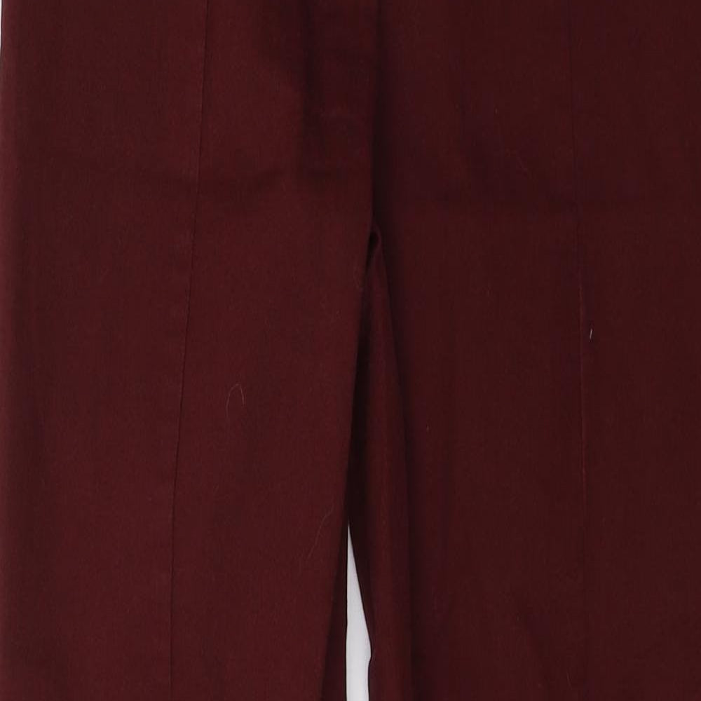 Womens UK Size 12 H&M Regular Fit Jegging Red Jeans