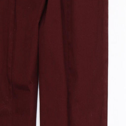 Womens UK Size 12 H&M Regular Fit Jegging Red Jeans