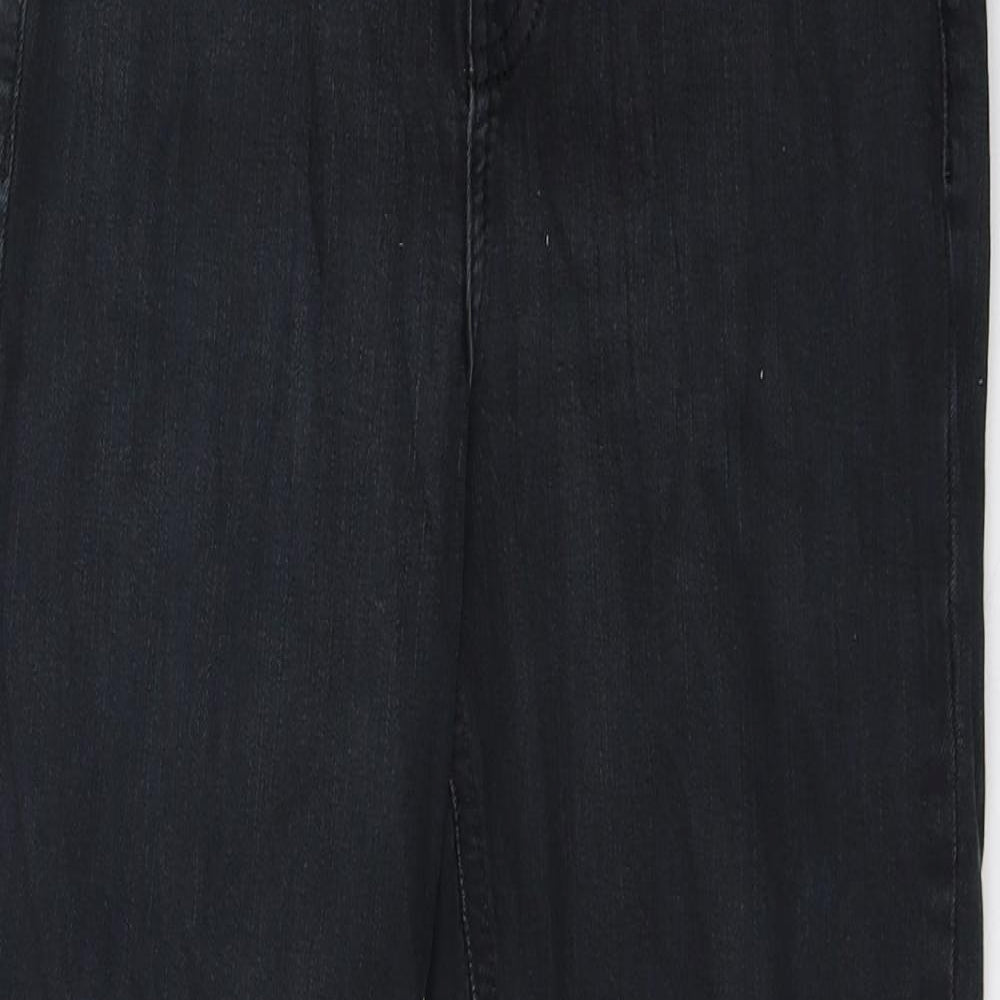 Topshop Womens Black  Denim Skinny Jeans Size 27 in L23 in