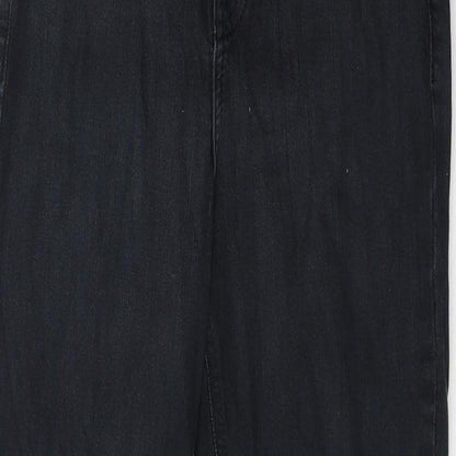 Topshop Womens Black  Denim Skinny Jeans Size 27 in L23 in
