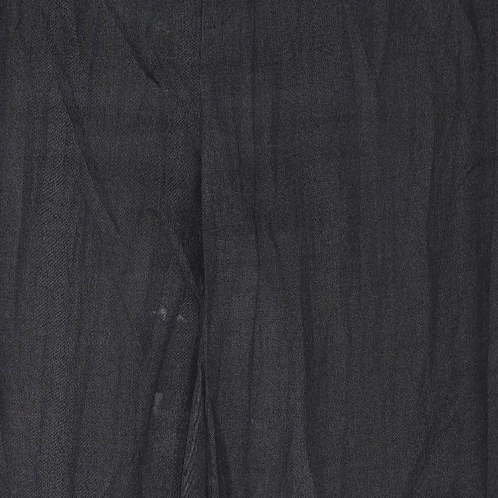 Womens UK Size 12 Marks and Spencer Regular Fit  Grey Trousers