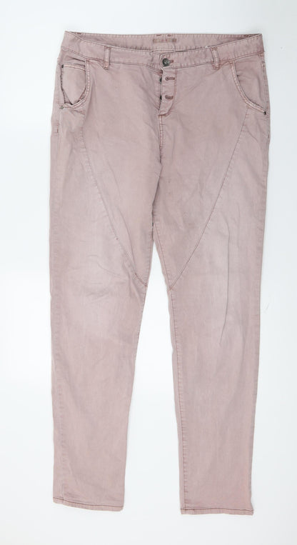 Gap Womens Pink  Denim Skinny Jeans Size 32 in L29 in