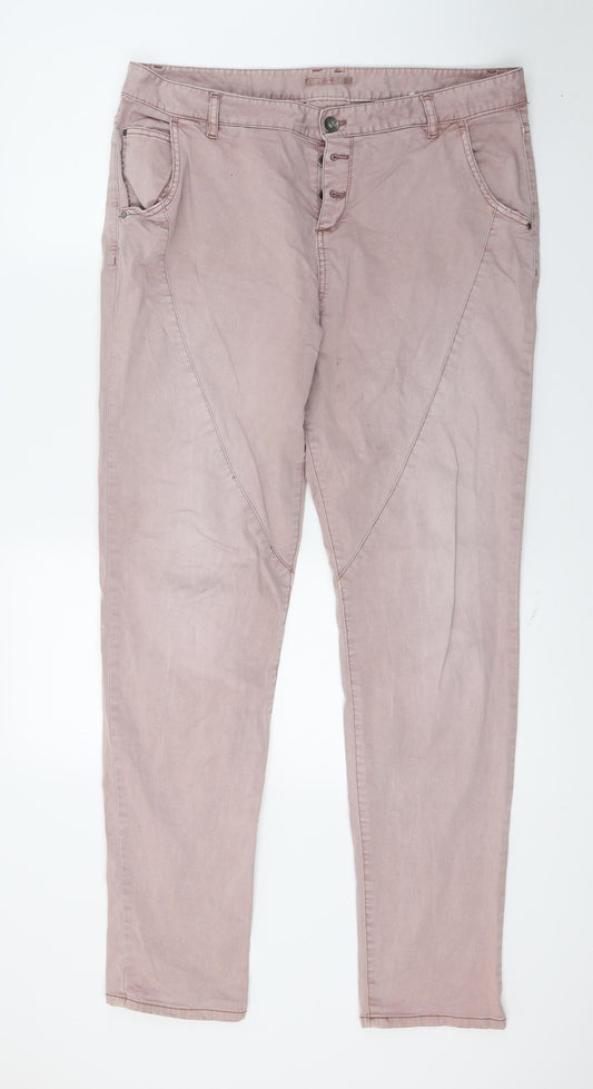 Gap Womens Pink  Denim Skinny Jeans Size 32 in L29 in