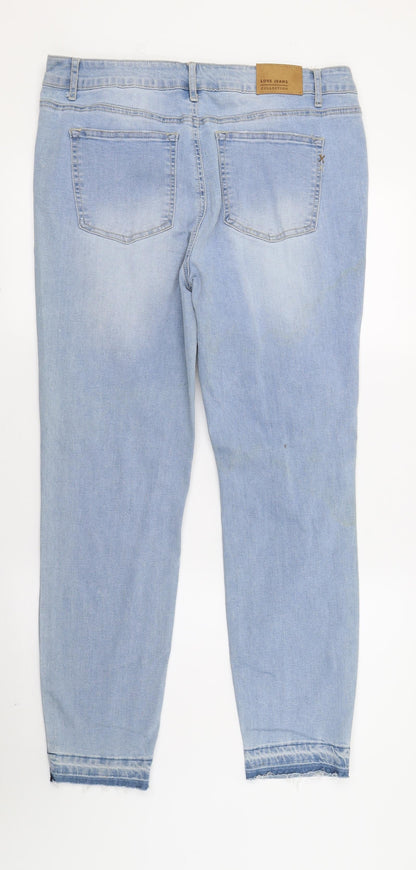 NEXT Womens Blue  Denim Skinny Jeans Size 34 in L26 in